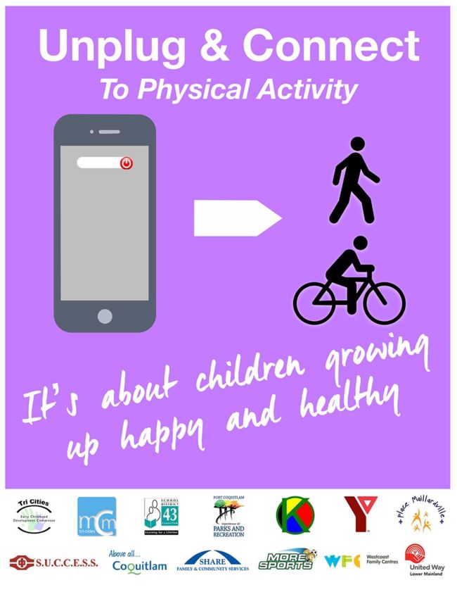 Unplug & Connect to Physical Activity Poster - Front