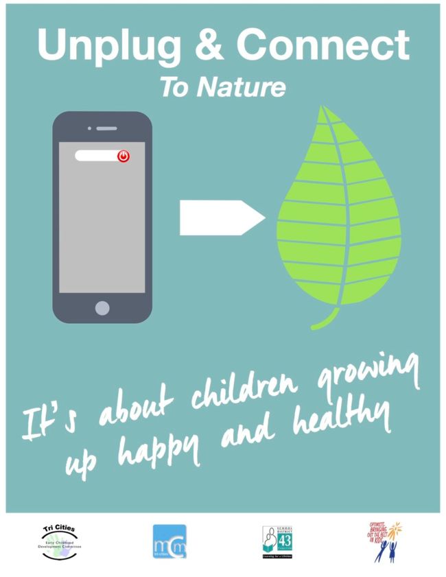 Unplug & Connect To Nature Poster - Front