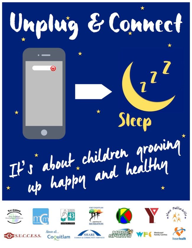 Unplug & Connect To Sleep Poster - Front